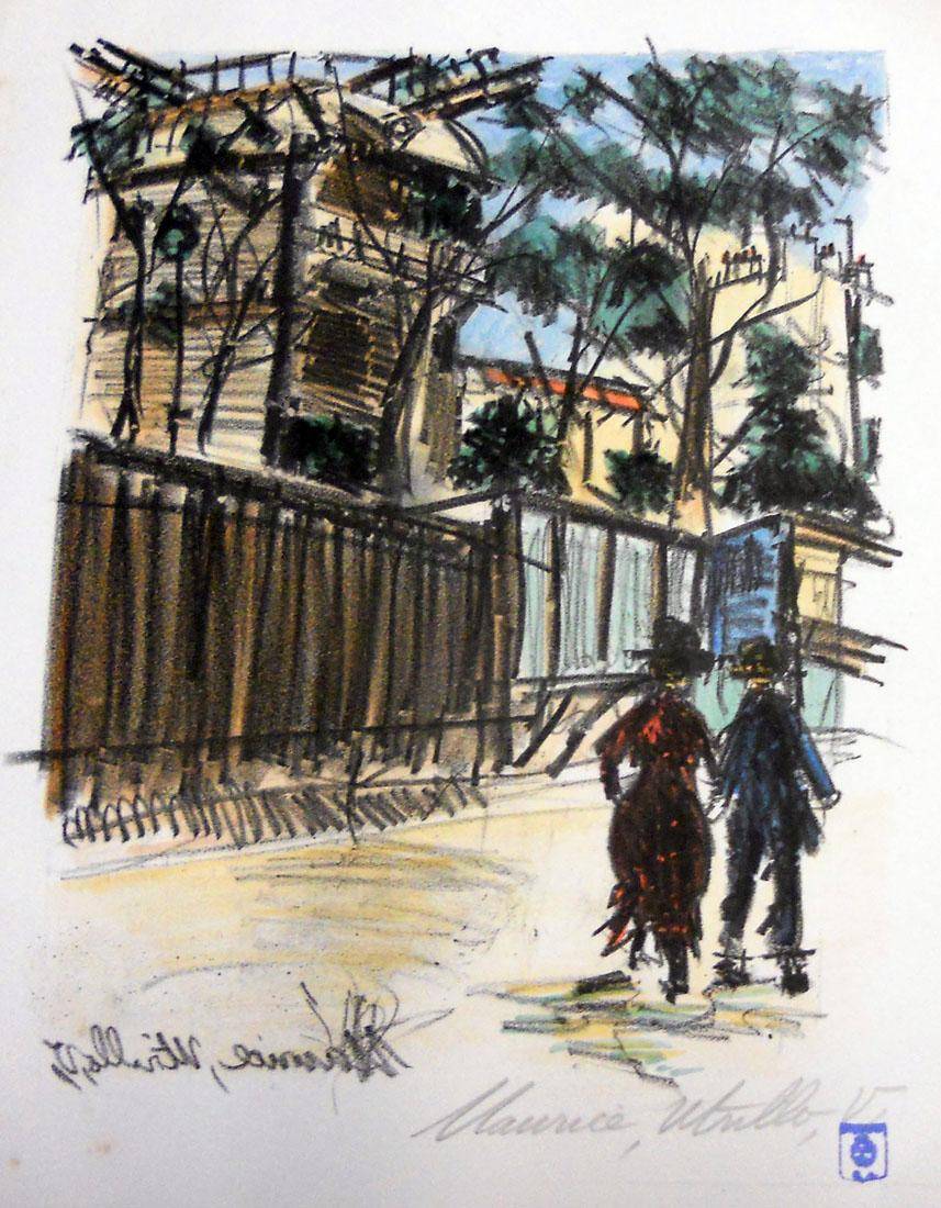 Obra ampliada: Montmartre - Maurice Utrillo