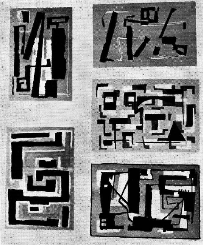 Ilustraciones para una carpeta de reproducciones, 1958