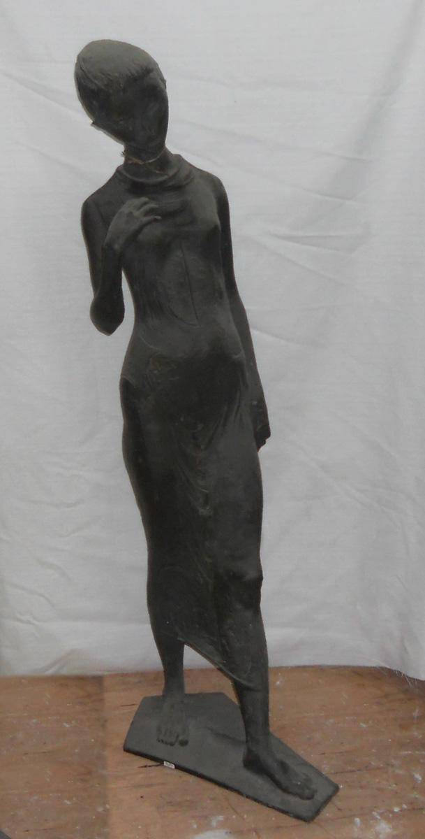 Figura, c.1963. Juan Antonio Torrents (1915). Bronce.  114 x 30 x 46 cm. Nº inv. 2654.