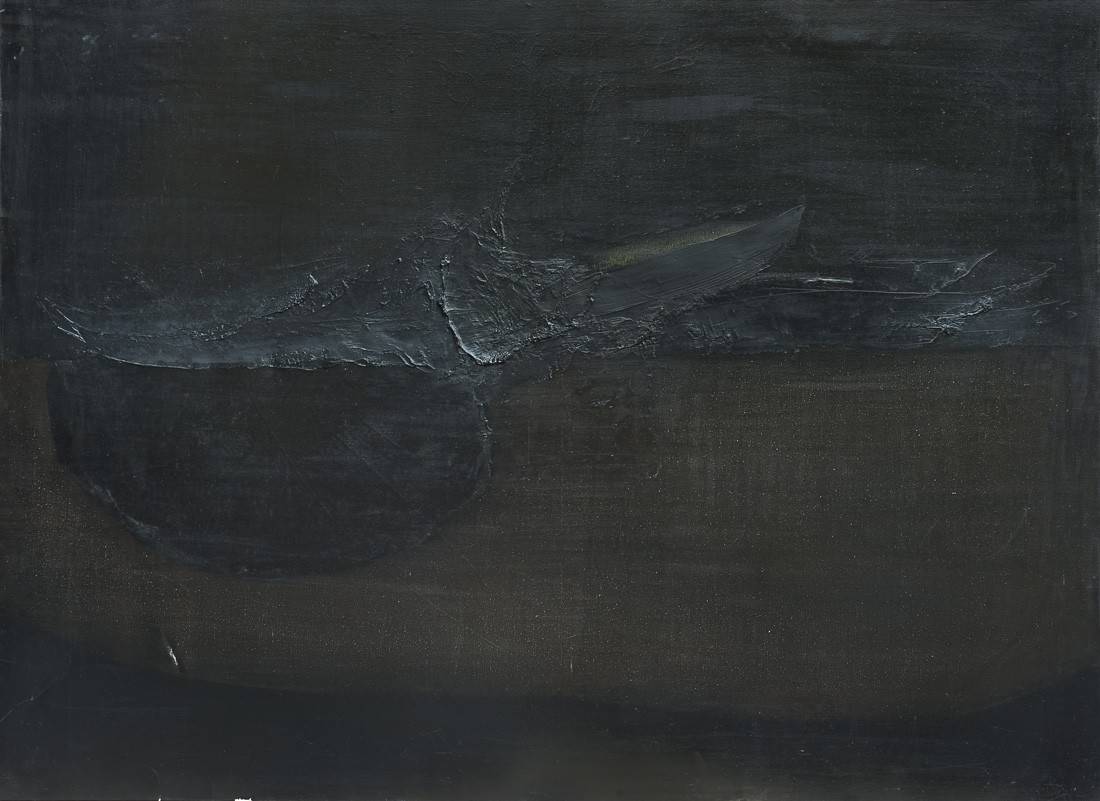 F 15, 1961. Nelson Ramos (1932-2006). Pintura sobre tela.  95 x 130 cm. Nº inv. 2992.