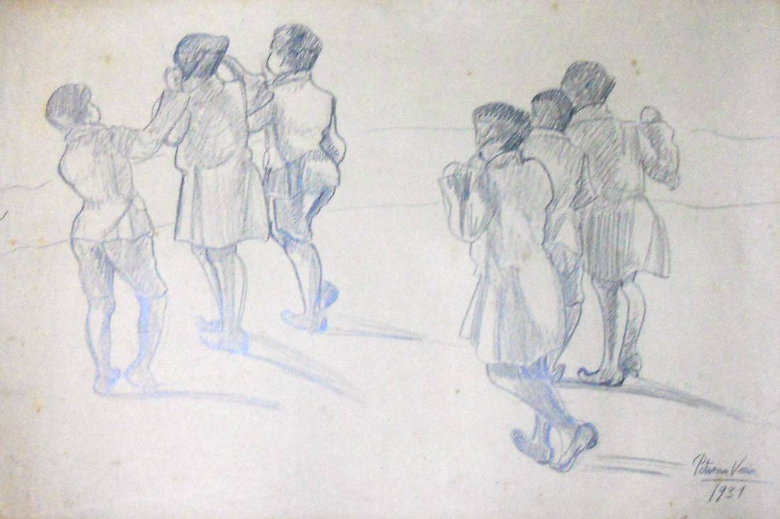 Niños. Recreo, 1931