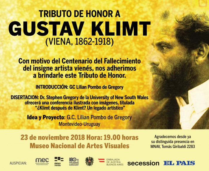  - Tributo de honor a Gustav Klimt - Museo Nacional de Artes Visuales