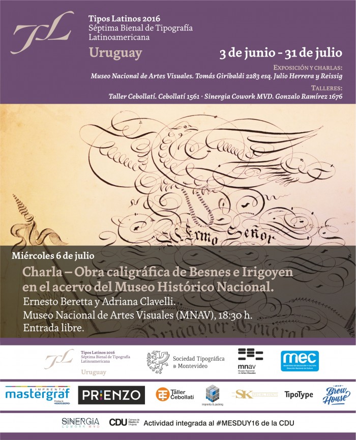 Charla: "Obra caligráfica de Besnes e Irigoyen en el acervo del Museo Histórico Nacional"