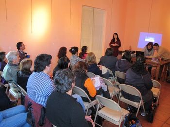 Taller en Durazno en el marco de la Muestra itinerante