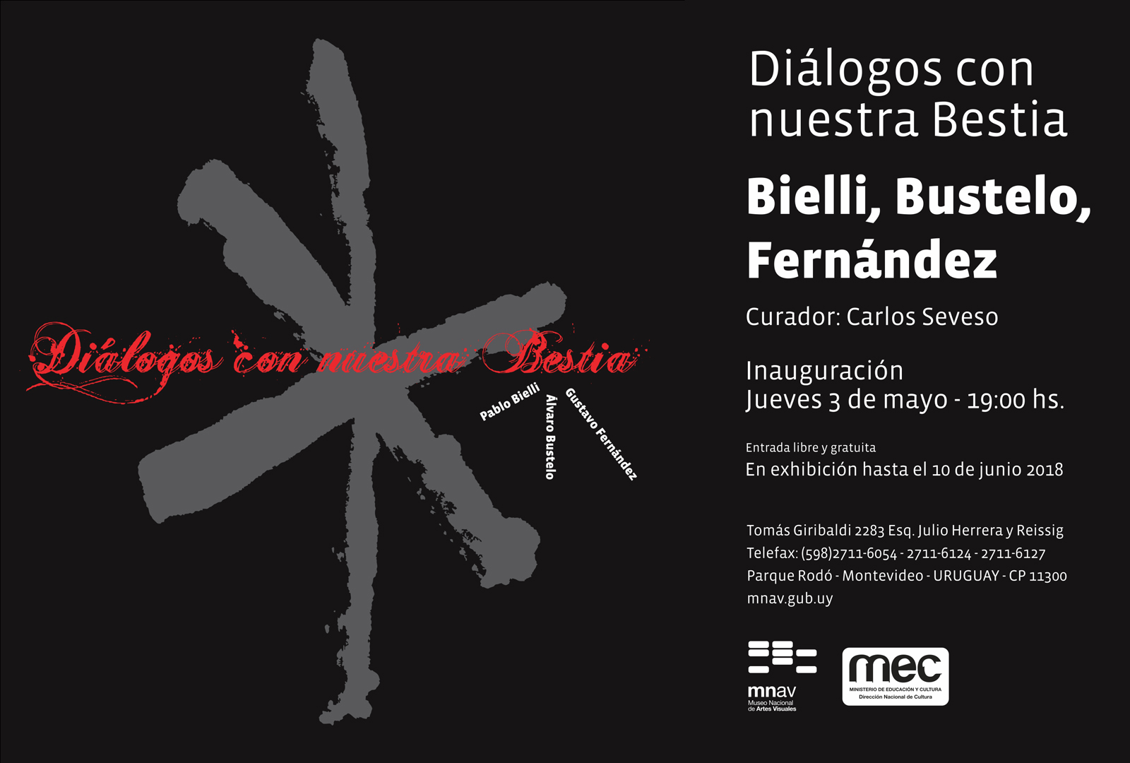 Invitacin - Museo Nacional de Artes Visuales