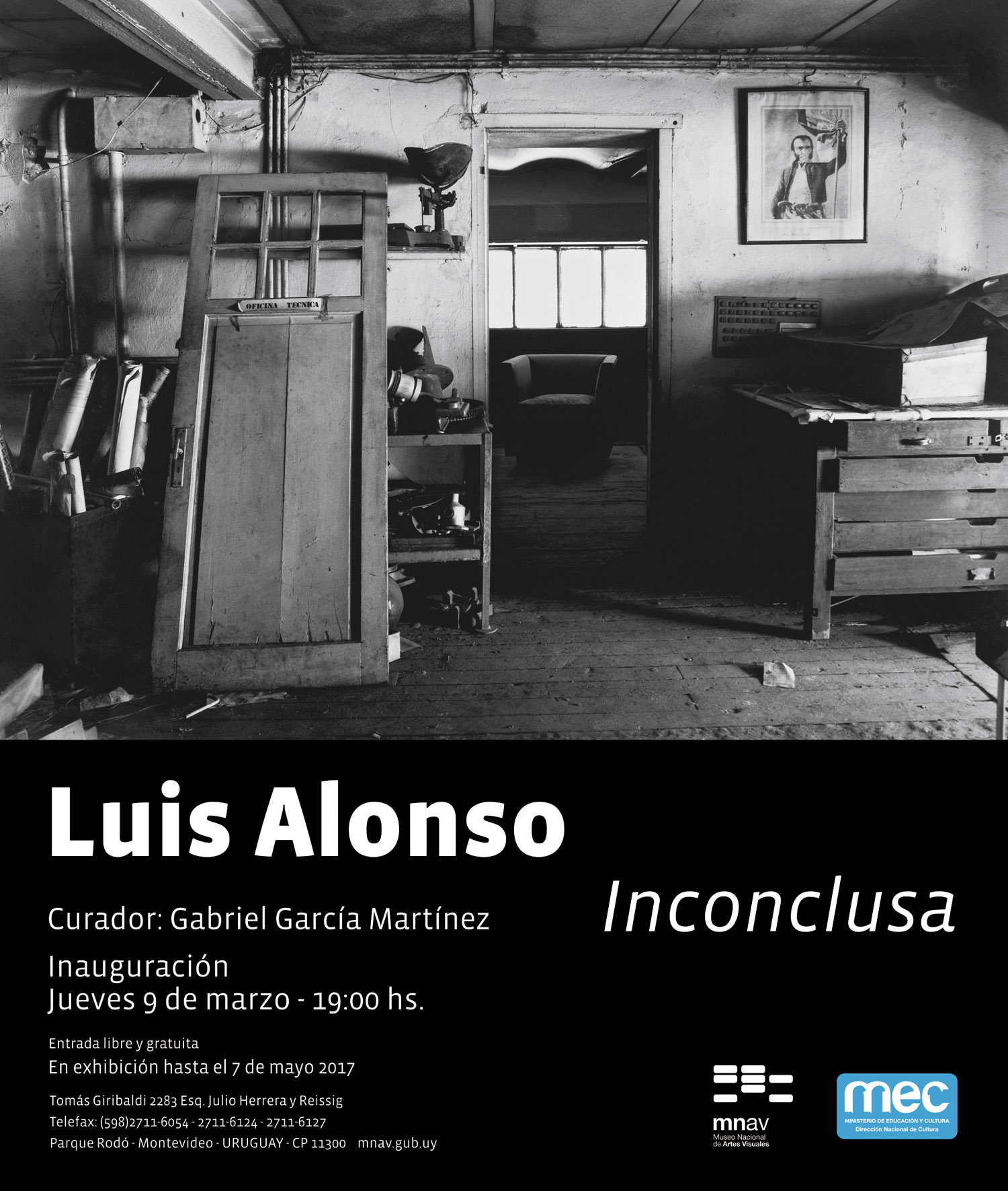 Invitaci�n - Museo Nacional de Artes Visuales