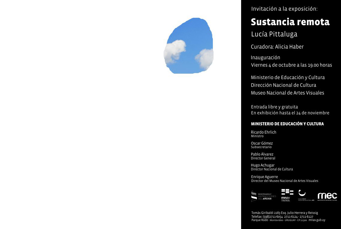 Invitacin - Museo Nacional de Artes Visuales