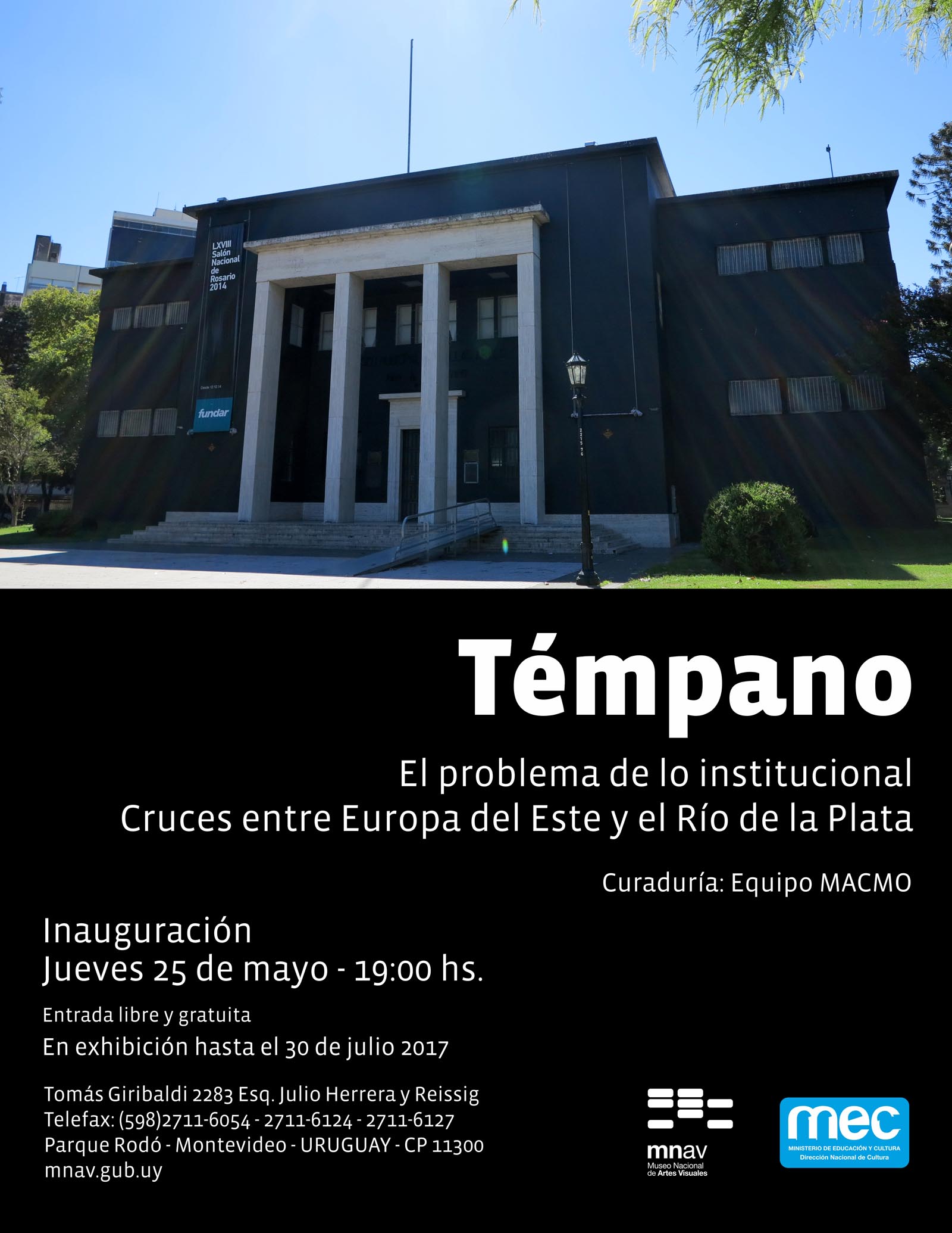 Invitación - Museo Nacional de Artes Visuales
