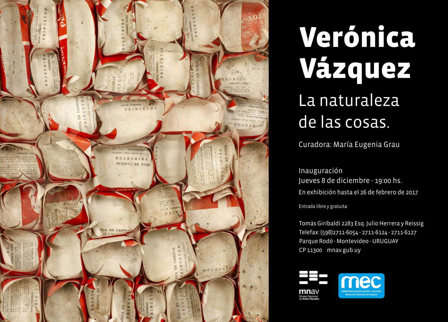 Invitaci�n - Museo Nacional de Artes Visuales