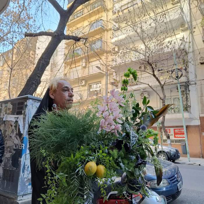 Performance realizada en Buenos Aires en septiembre de 2023 - Pancho Casas en el MNAV - Museo Nacional de Artes Visuales