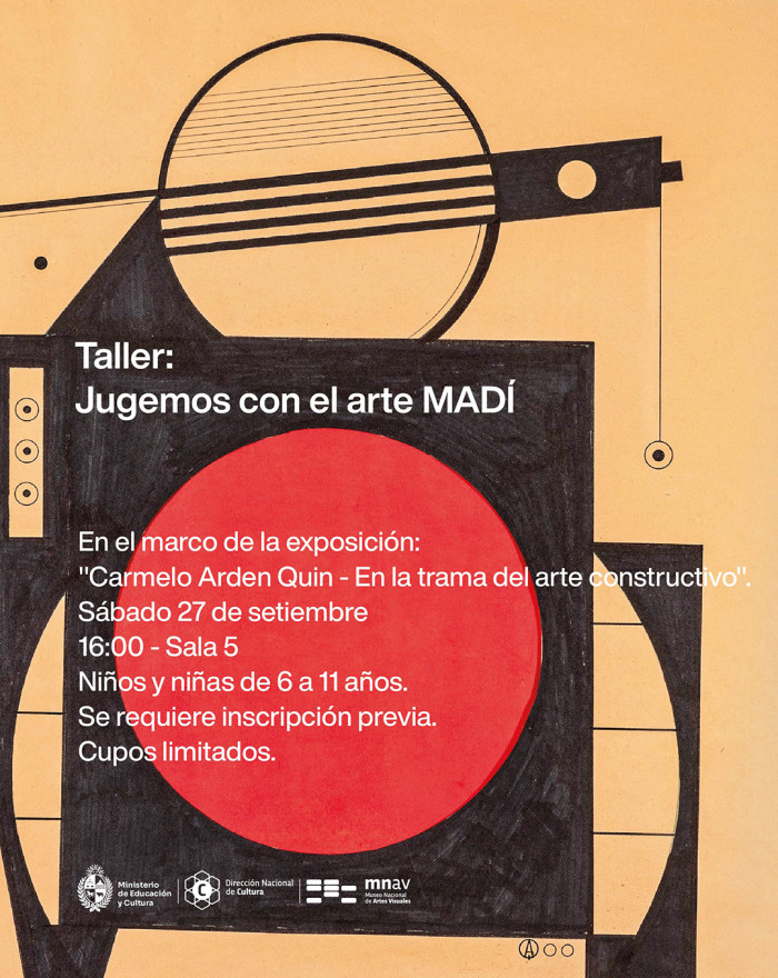  - TALLER: Juguemos con el arte Madí - Museo Nacional de Artes Visuales