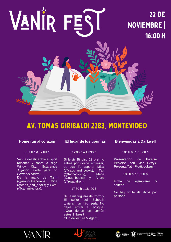  - Vanir Fest - Festival internacional de literatura juvenil - Museo Nacional de Artes Visuales