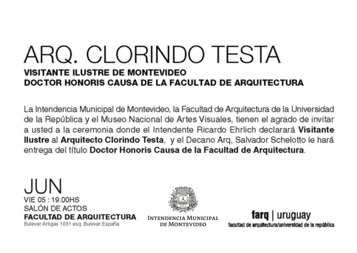  - Visita de Clorindo Testa - Museo Nacional de Artes Visuales