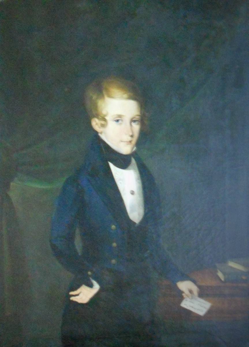 Retrato (Sr. Juan C. Acosta Menéndez). Cayetano Gallino (1804-1884). Óleo sobre tela.  100 x 75 cm. Nº inv. 1006.