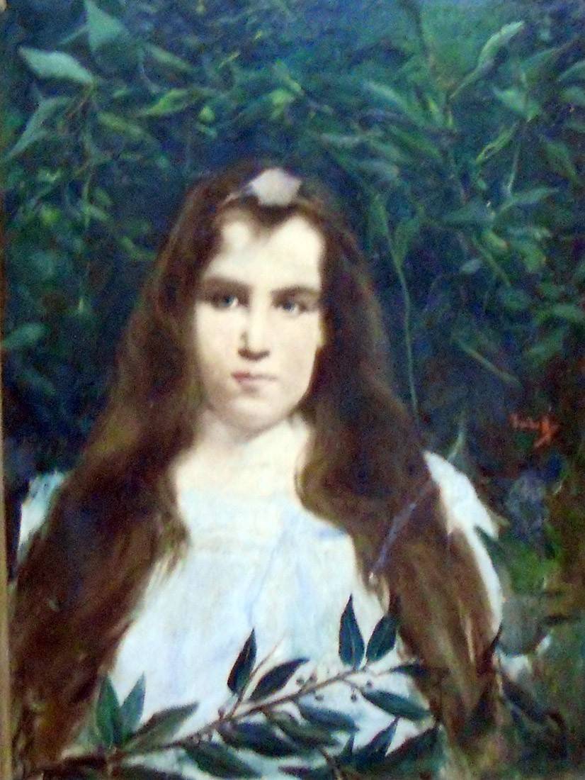 Retrato (Sra. M. O. de Ibarra), 1951. Emilio Mas (1860-1928). Óleo sobre tela.  70 x 52 cm. Nº inv. 1550.