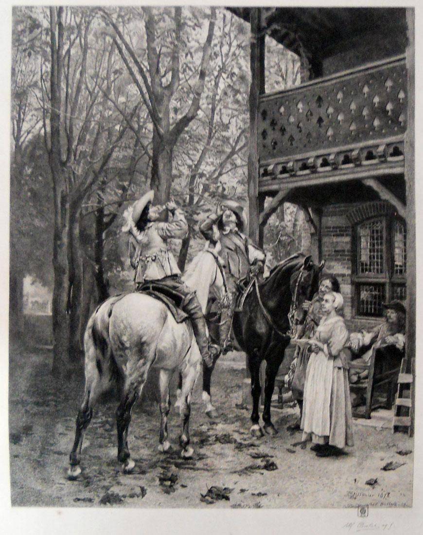 San Debrider, 1878. Alfredo Boilot (1880-1900). Aguafuerte.  47 x 36 cm. Nº inv. 158.