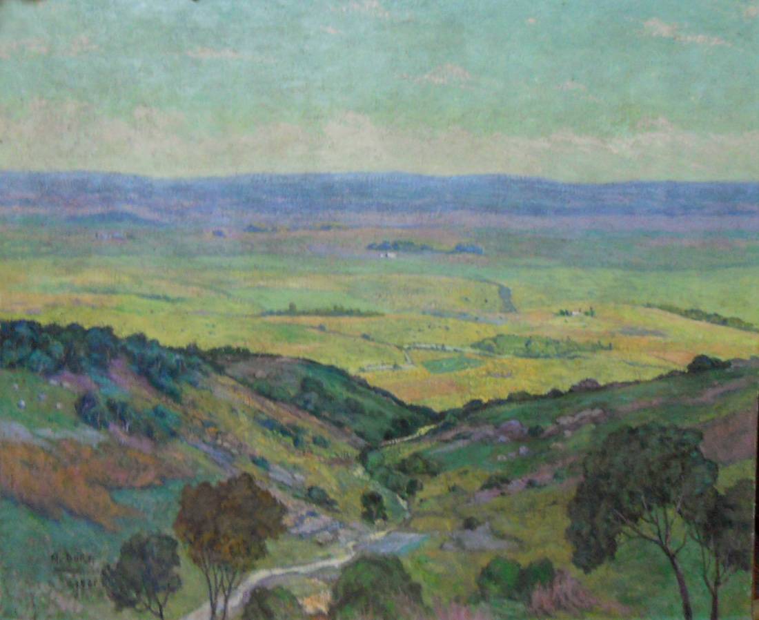 Valle del Aiguá, 1961. Alberto Dura (1888-1971). Óleo sobre tela.  80 x 97 cm. Nº inv. 2068.