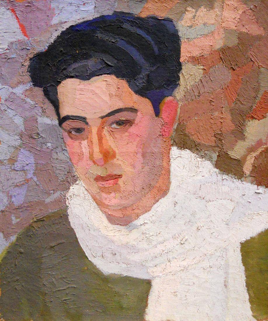 Retrato del pintor Vieytes, 1938. Guillermo Laborde (1886-1940). Óleo sobre tela.  55 x 46 cm. Nº inv. 2144.