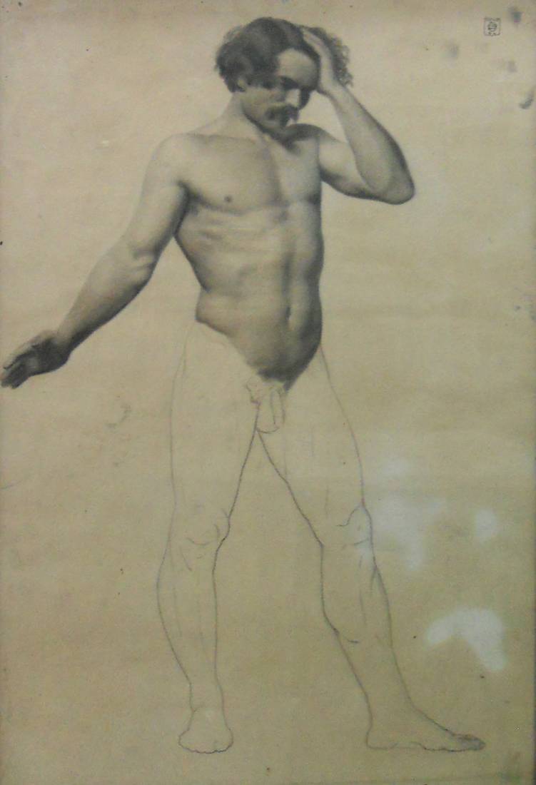 Academia - desnudo, c.1862
