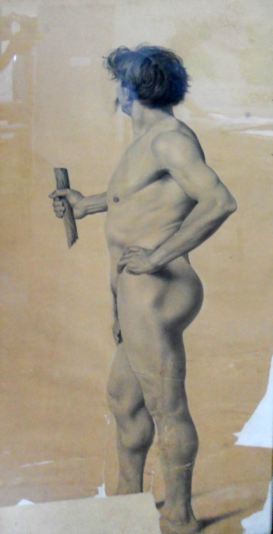 Academia desnudo, 1880