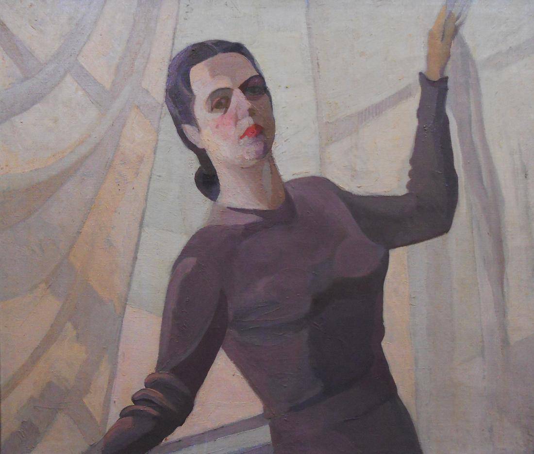 Retrato de la pintora Petrona Viera, 1940. Guillermo Laborde (1886-1940). Óleo sobre tela.  95 x 111 cm. Nº inv. 3029.