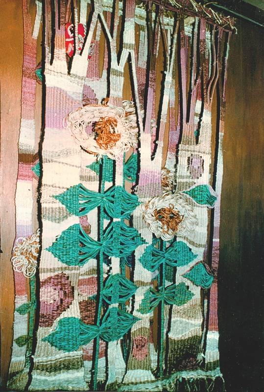 Un bosque para Alejandra, 1968. Cecilia Brugnini (1943). Tapiz.  190 x 100 cm. Nº inv. 3082.