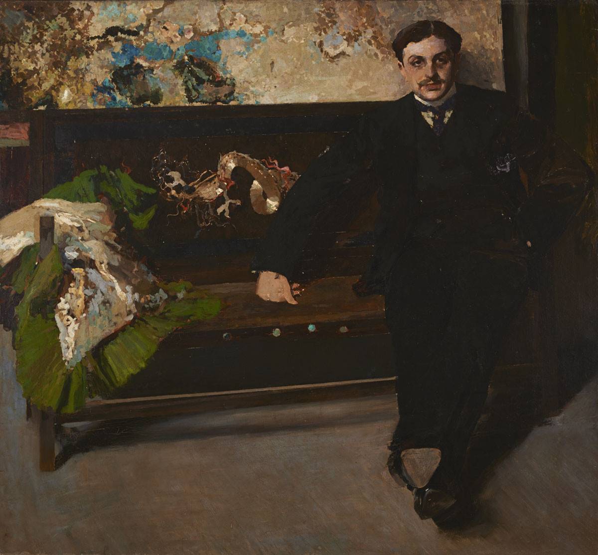 Retrato del Sr. Juan Carlos Muñoz, 1899. Carlos Federico Sáez (1878-1901). Óleo sobre tela.  129 x 139 cm. Nº inv. 337.