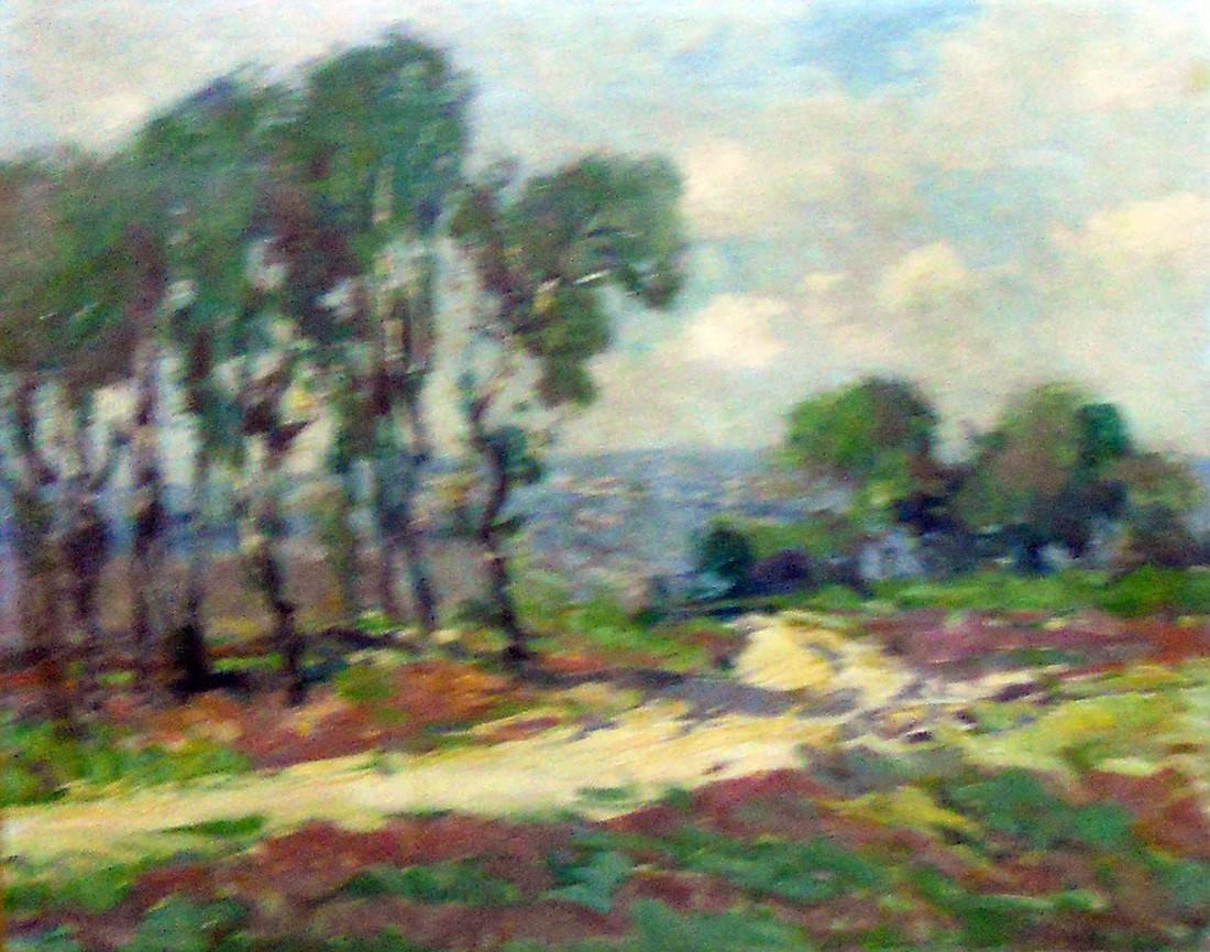 Paisaje. Fernand Maillaud (1862-1948). Óleo sobre tela.  46 x 54 cm. Nº inv. 467.