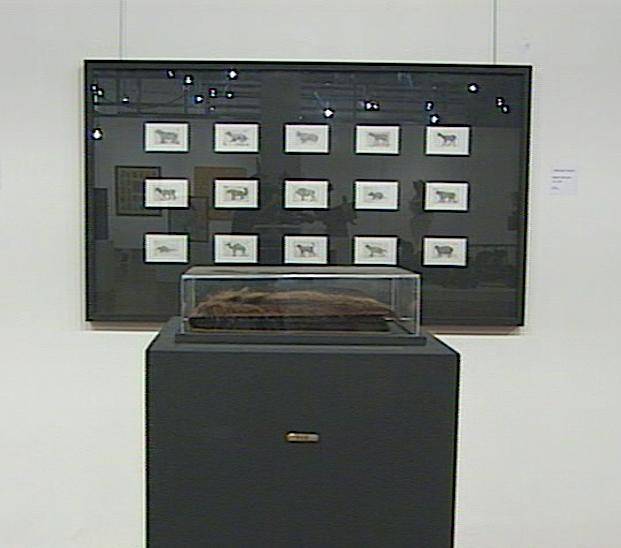Es, 2001. Alejandro Turell Lorenzo (1975). Técnica mixta - Escultura.  30,00 x 30,50 x 30,5 cm, Nº inv. 4811.3.
