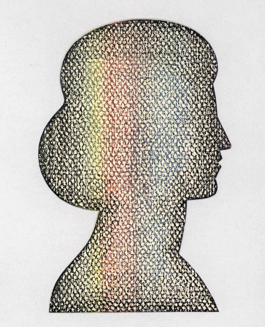 Sin Título, 1979. Fernando Álvarez Cozzi (1953). Crayola sobre papel.  15 x 12,5 x  cm. Nº inv. 4900.