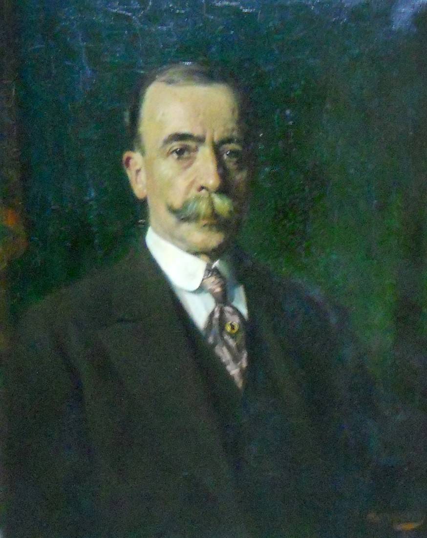 Un magistrado del siglo XX, 1913. Manuel Barthold (1874-1947). Óleo sobre tela.  66 x 35 cm. Nº inv. 832.