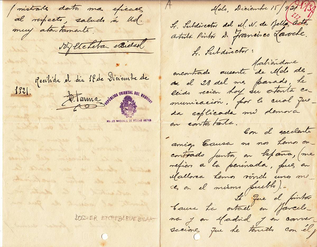 Carta Dirigida a Laroche