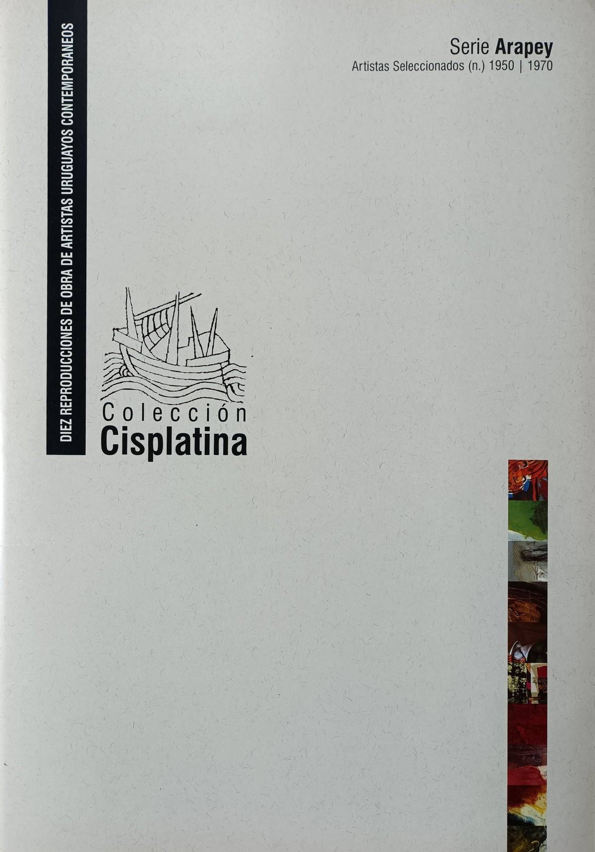 Carpeta Cisplatina Reproducciones Fotográficas Serie Arapey,  . Artistas varios. Impreso.  43 x 29 x  cm. Nº inv. A481.