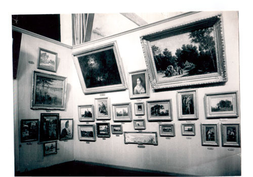 Fotografía de la Sala del Museo Nacional de Bellas Artes (ahora Museo Nacional de Artes Visuales, MNAV) 