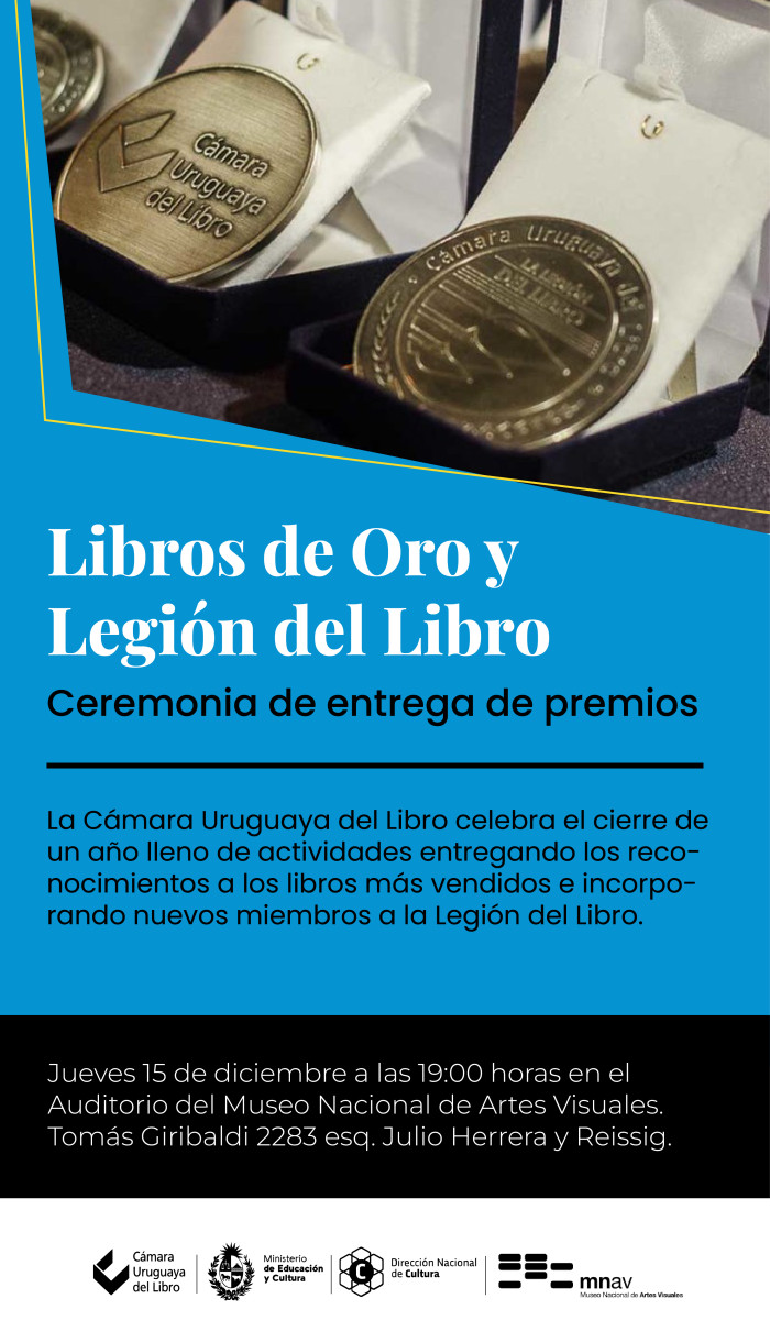  - Libros de Oro y Legión del libro - Ceremonia de entrega de premios - Museo Nacional de Artes Visuales