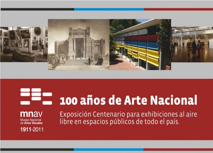 Inauguración Muestra Itinerante "100 años de Arte Nacional - MNAV" en Trinidad (Flores), en Plaza Cosntitución