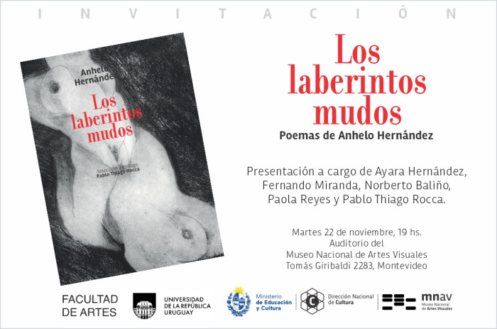  - Presentación del libro:  Los laberintos mudos de Anhelo Hernández - Museo Nacional de Artes Visuales