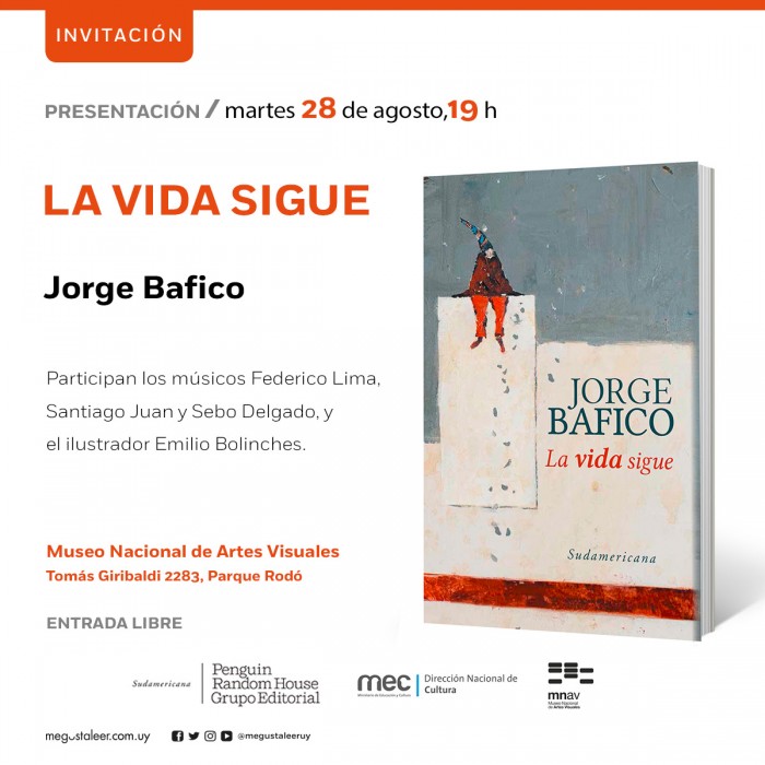  - Presentación del libro "La vida sigue" de Jorge Bafico - Museo Nacional de Artes Visuales
