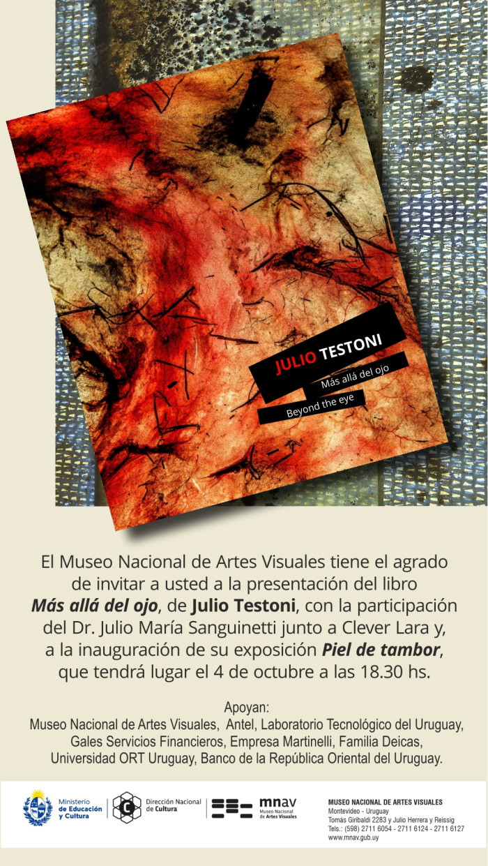 Presentación del libro: Más allá del ojo de Julio Testoni - Museo Nacional de Artes Visuales - 