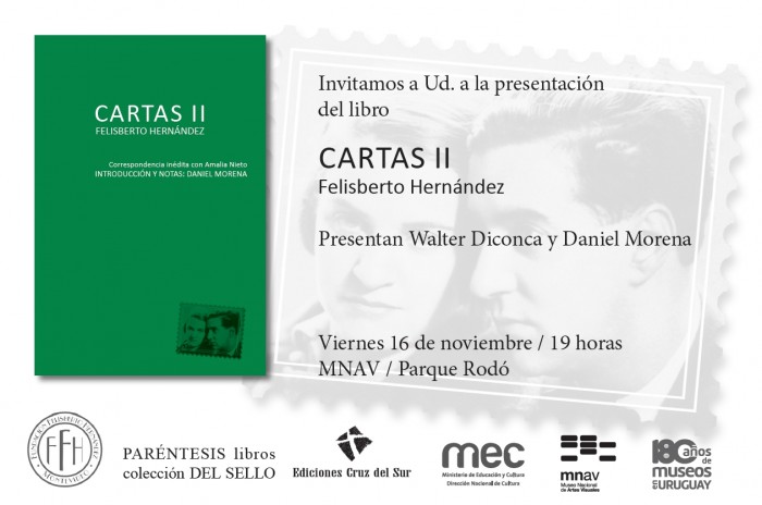 Presentación del libro "Cartas de Felisberto Hernández" de Daniel Morena - 