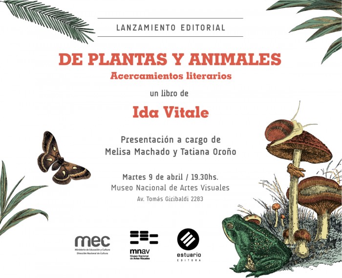 Presentación del libro de Ida Vitale "De plantas y animales: acercamientos literarios" - 