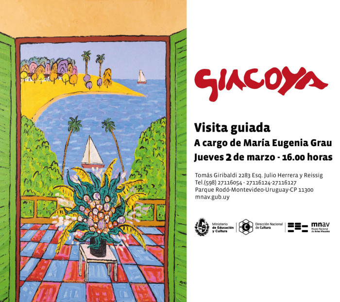  - Visitas guiadas por la exposición Giacoya  - Museo Nacional de Artes Visuales